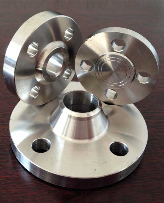 3 stainless steel flanges